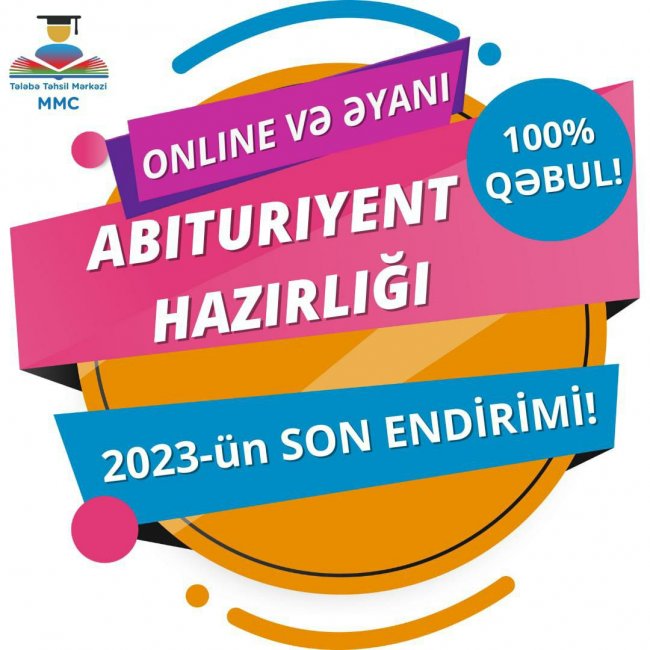 ONLİNE və ƏYANİ ABİTURİYENT HAZIRLIĞI‼️
