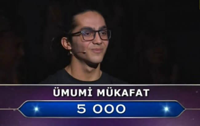 Tələbə 5000 manat qazandı