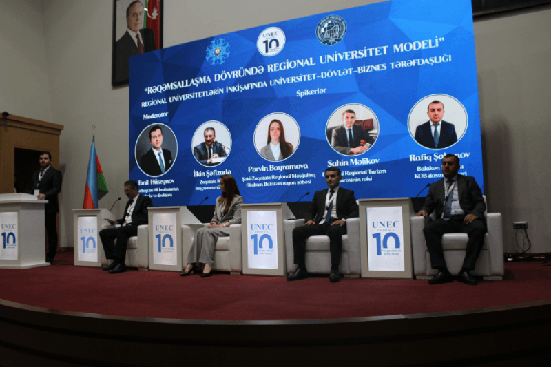 Firudin Qurbanov “Rəqəmsallaşma dövründə regional universitet modeli” mövzusunda beynəlxalq elmi-praktiki konfransın açılışında iştirak edib